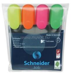 Schneider Szövegkiemelő készlet 1-5mm, Job 150. 4 klf. szín (SCHNEIDER_36428) (SCHNEIDER_36428)