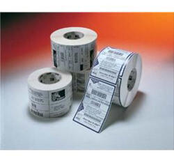 Zebra címke, papír, 57x32mm; hőátvitel, Z-Select 2000T, bevonat, tartós ragasztó, 25mm mag, perforáció (3006318)