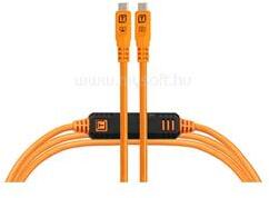 Tether Tools TetherPro Optima 10G USB-C, 4.6m, Straight to Straight (narancs) (CUC15G2-ORG) (CUC15G2-ORG) - mysoft