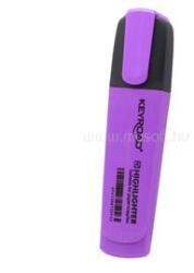 Keyroad Szövegkiemelő vágott hegyű, lapos test Keyroad Fluo neon lila (KEYROAD_38512) (KEYROAD_38512)