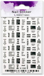 Perfect Nails Körömmatrica - Script - Perfect Nails