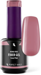 Perfect Nails Fiber Vitamin Base Gel - Hema Free Erősített Gél Lakk Alap - Cover Pink - 15ml - Perfect Nails