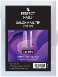 Perfect Nails Salon Műköröm Tip készlet 120db - Coffin - Perfect Nails (PNTS02)