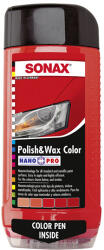 SONAX Polír és wax nano piros 500ml - startauto