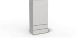  Washington Gardróbszekrény Fehér 90 cm (MERG White)