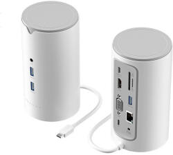 Vention USB-C -> HDMI/VGA/USB 3.1 Gen 1-C/USB 3.0x3/RJ45/SD/TF/TRRS 3.5mm/PD/DC, 0.25M, dokkoló (RR) (TPHWC-EU)