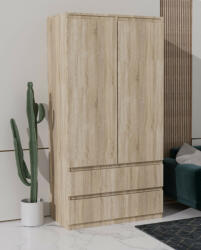 WM-Meble Washington Gardróbszekrény Sonoma 90 cm