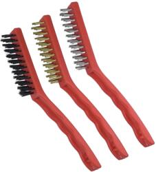 Dedra DEDRA 2001P71 3 soros kefe készlet, sárgaréz, acél, nylon, 225 mm (2001P71)