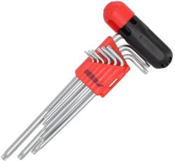 Dedra TORX kulcs készlet, DEDRA 0654 CrV, 215mm, 9 db (0654)