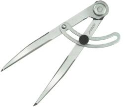 DEDRA-EXIM Dedra MC1050 Fém Szerelői Körző, Szénacél, 150mm, Max. Sugár 170mm, Rögzítő Mechanizmussal (MC1050)