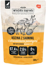 Wiejska Zagroda 2x500g Wiejska Zagroda Adult Kecske & vad nedves kutyatáp