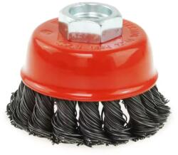 Dedra DEDRA F37-100 acél hátsó drótkefe, 100mm, M14, sodrott drót (F37-100)