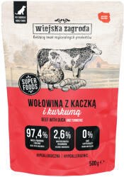 Wiejska Zagroda 500g Wiejska Zagroda Adult Marha & kacsa nedves kutyatáp