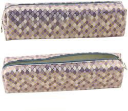 Lean Szürke iskolai hátizsák arany elemekkel, lusek modell, méretek 21x6x4cm (21617)