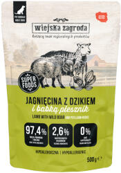 Wiejska Zagroda 500g Wiejska Zagroda Adult Bárány & vaddisznó nedves kutyatáp