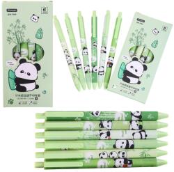 LEAN Panda Bamboo tollkészlet zöld és fekete tintával, 0, 5 mm, 6 darab (25209)