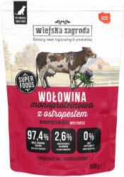 Wiejska Zagroda 500g Wiejska Zagroda Monoprotein Adult marha nedves kutyatáp