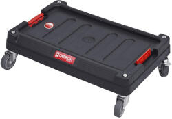Qbrick Patrol Gurulós szerszámtartó, Qbrick Patrol System Two Platform Transport, 59, 5 × 39, 5 × 17, 5 cm, fekete, fékes kerekek, 100 kg teherbírás (TC239146)