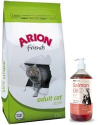  marka niezdefiniowana ARION Friends Adult Cat 15 kg + Lab-V 100% lazacolaj kutyáknak és macskáknak minden korosztály számára 1000 ml hidegen sajtolt