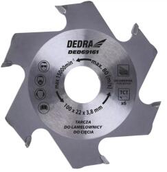 Dedra Disc DED69161 pentru freză lamelară 100x22 mm, 6 dinți (DED-DED69161)
