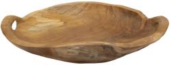 Mauro Ferretti Tálalótálca, Mauro Ferretti, teak fa, ergonomikus fogantyúk, 42x36x7 cm, barna (160752000A)