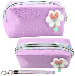 Lean Masnival díszített kozmetikai tolltartó, fényes részecskék, lila (22020)