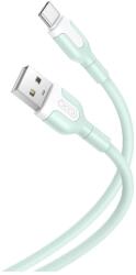 XO NB212 kábel USB / USB-C 1M 2.1A zöld (129733)