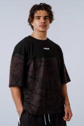 NEBBIA Oversized Tee POWER 898 Dark brown camo - DARK BROWN CAMO (M) - NEBBIA