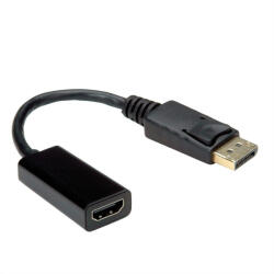 Valueline 12.99. 3138 video átalakító kábel 0, 15 M DisplayPort HDMI A-típus (Standard) Fekete (12.99.3138)
