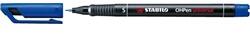 STABILO Marker alkoholos, 0, 4 mm, Stabilo "OHPen S", kék (07.0059903) - fcmarket