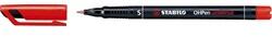 STABILO Marker alkoholos, 0, 4 mm, Stabilo "OHPen S", piros (07.0059904)