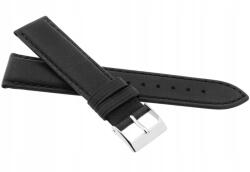 JVD Fekete Bőr Óraszíj 20 mm Jvd R42201- (R42201-20)