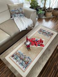  Futópad karácsonyi városkával 40x100 cm V13