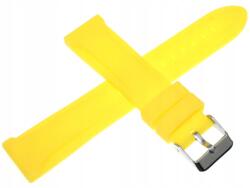 Diloy Sárga Szilikon Óraszíj 20 mm Diloy SBR1 (SBR11.20.10)