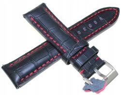 Diloy Fekete Bőr Óraszíj 24 mm Diloy 395 (395.24.53)