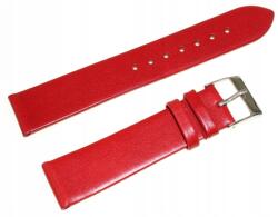 Tekla Piros Ragasztott Bőr Sima Óraszíj 20 mm G3.20 (G3.20)