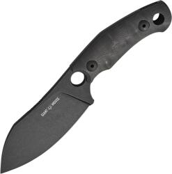 Giant Mouse GMF1-XL Black Dunes, PVD Vanadis, Fat Carbon, Leather Sheath GM-GMF1-XL-BLACKOUT (GM-GMF1-XL-BLACKOUT)