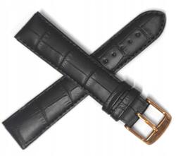 Jordan Kerr Fekete Varrott Bőr Óraszíj Adriatica 20 mm Krokodil (ADR20.038.01RG)