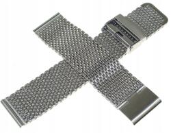 Jordan Kerr Ezüst Acél Mesh Karkötő 24 mm-ES Jordan Kerr Hq Okosórához (HQ IPS.24)