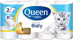 Queen Toalettpapír Fehér Queen 2 rétegű 8 tekercs (582535)