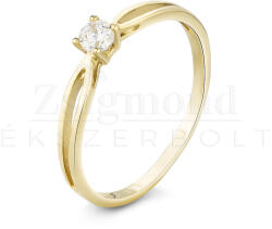 14 karátos arany eljegyzési gyűrű - PP04s (AU14244) AU14244