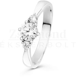  14 karátos fehérarany eljegyzési gyűrű - PP38f (AU14248) AU14248