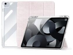 Dux Ducis GP-158142 Tok - Apple iPad Air 13 (2024), Oldalra Nyíló, Textil, Aktív Flip, Rózsaszín