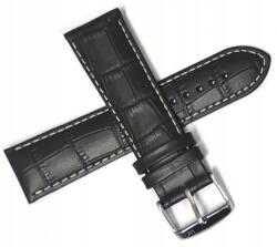 Jordan Kerr Fekete Matt Bőr Óraszíj Adriatica 24 mm Krokodil ADR24.022 (ADR24.024.01)