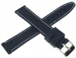 Diloy Fekete Szilikon Óraszíj 18 mm Diloy Sbr (SBR22.18.22)