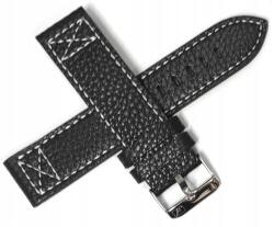 Jordan Kerr Fekete Bőr Egyenes Matt Óraszíj Adriatica A8311 22 mm (ADR22.023.01)