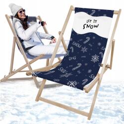 Allbag Téli Kertészeti Napozóágy Karácsonyi Mintával Teraszra Erkélyre Vendéglő Hegyoldal (PAK3292 Allbag)