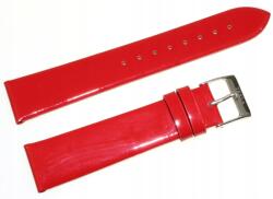 Tekla Lakkozott Bőr Óraszíj 20 mm GP3.20 (błyszczący czerwony pasek do zegarka)