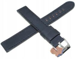 Diloy Fekete Bőr Óraszíj 18 mm XL Diloy 38 (384EL.18.1)