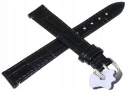 Diloy Fekete Bőr Óraszíj 14 mm Diloy 402 (402.14.1)